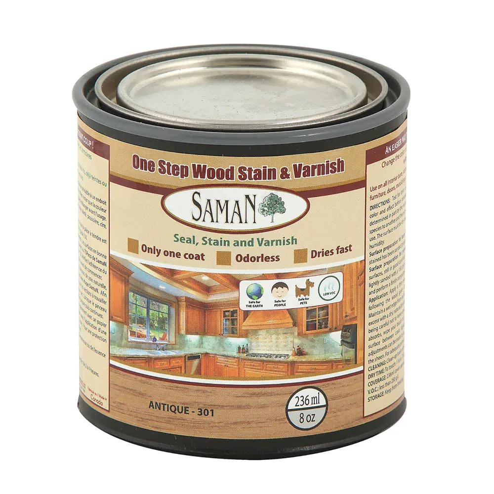 Antique One Step Wood Stain and Varnish, 236 ml