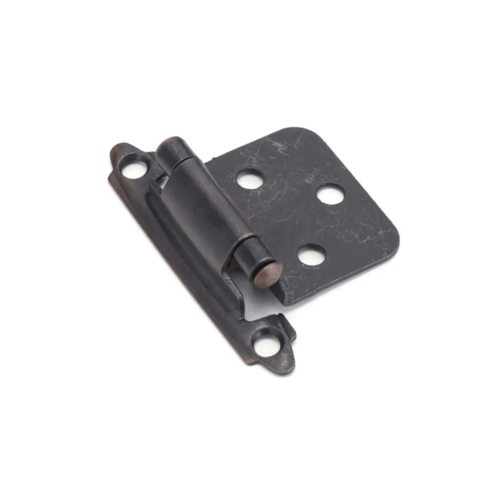 Brushed Oil-Rubbed Bronze Semi-Concealed Self-Closing Hinge, # 134