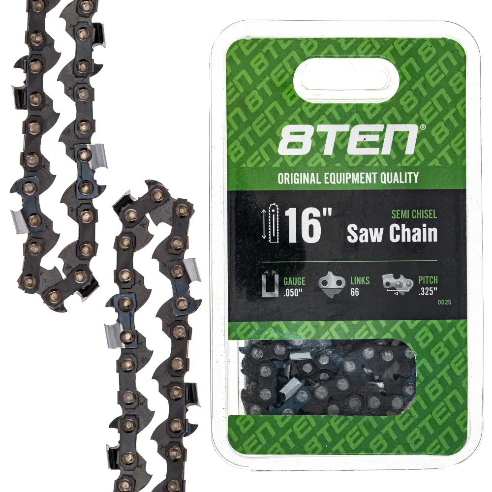 Chainsaw Chain 16 Inch Bar .050 Gauge .325 Pitch 66 DL Echo Husqvarna