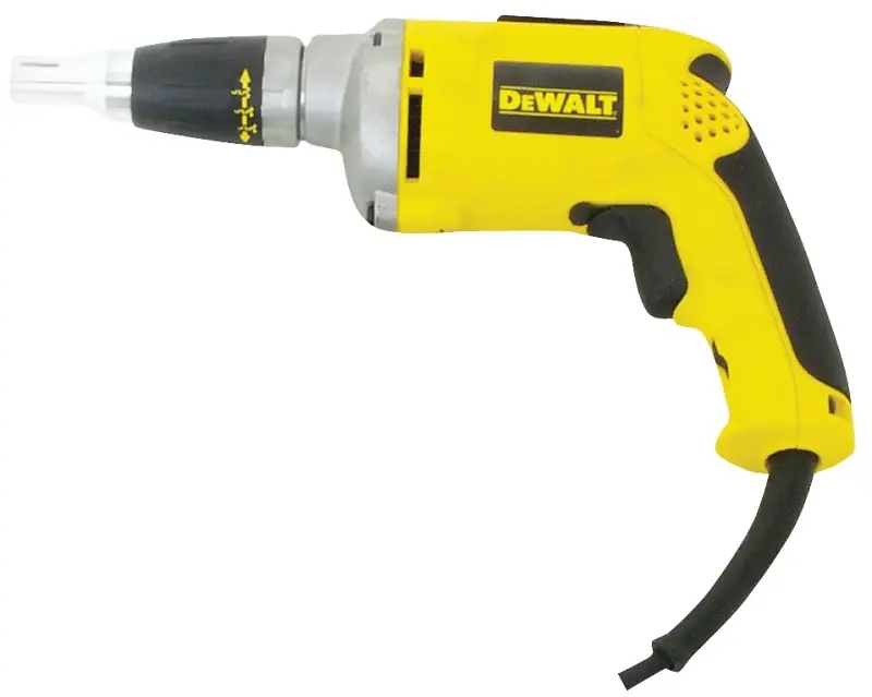 DEWALT DW272 Drywall Screwgun, 6.3 , 1/4 Chuck, 4000 rpm Speed, 8 ft L Cord