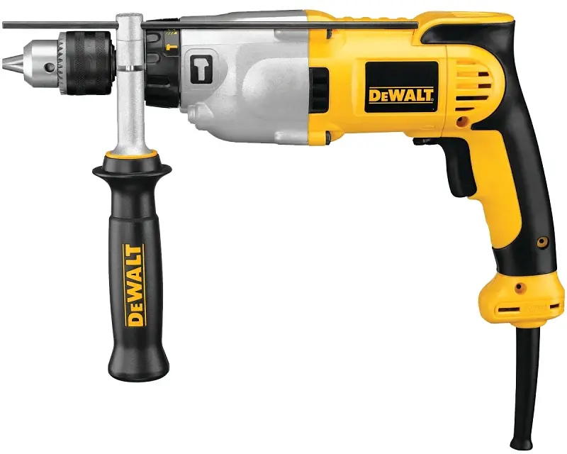DEWALT DWD520K Hammer Drill Kit, 10 , Keyed Chuck, 1/2 Chuck, 0 to 3500 rpm Speed