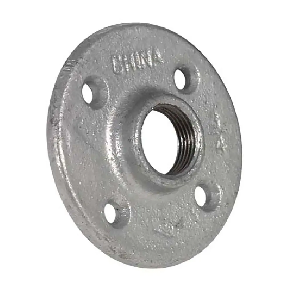 Floor Flange Fitting Galvanized Iron, 1-1/4"