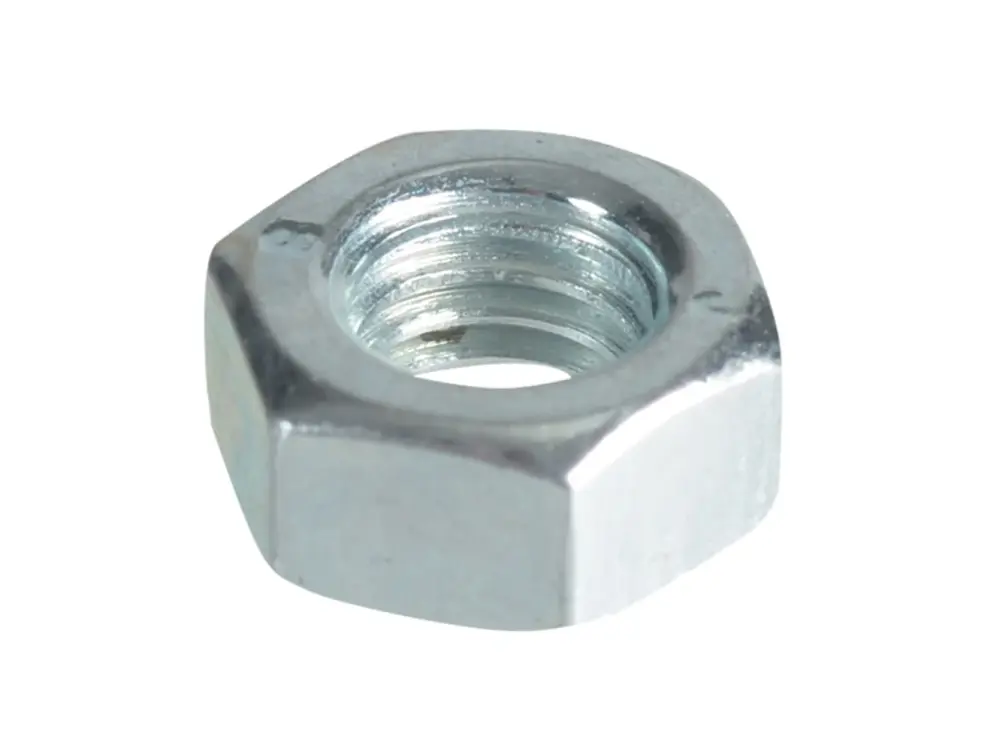 Forgefix Hexagonal Nuts & Washers Zp M5 Forgepack 40 Brushed Nickel