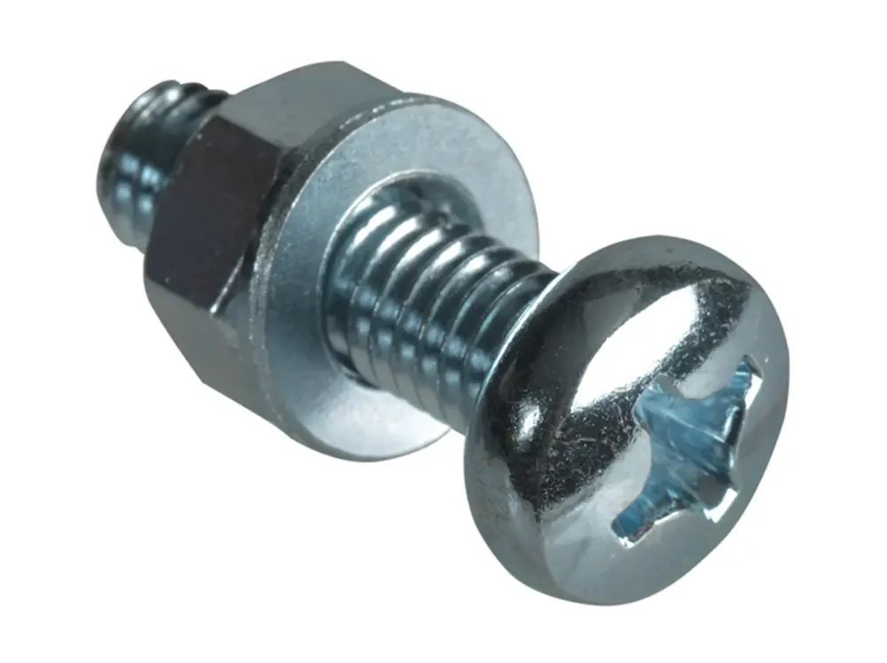 Forgefix Machine Screw Pozi Works Pan Head Zp M6 X 20Mm Forgepack 10