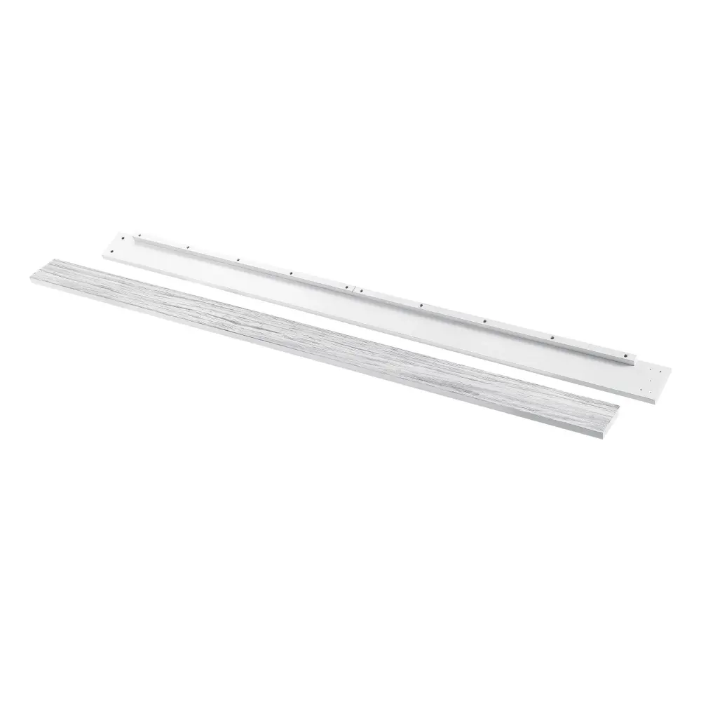 Hidden Hardware Thorough Size Bed Conversion Kit - Cottage White