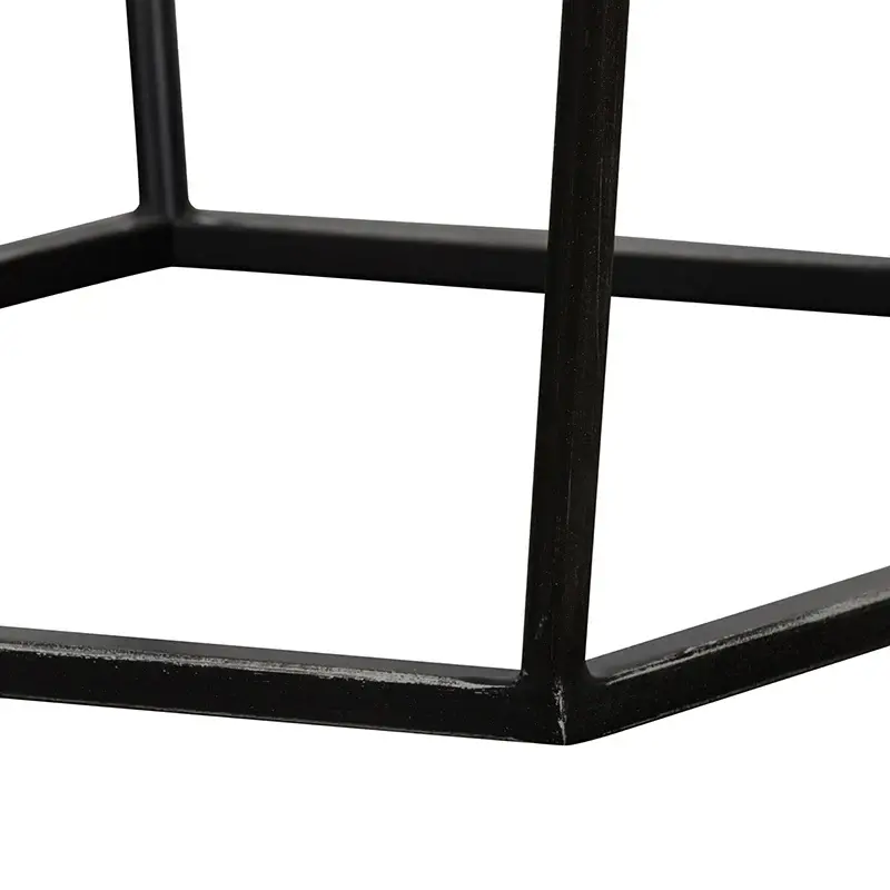 Impact Ready Modrest Tartan Modern Concrete & Alloy End Table
