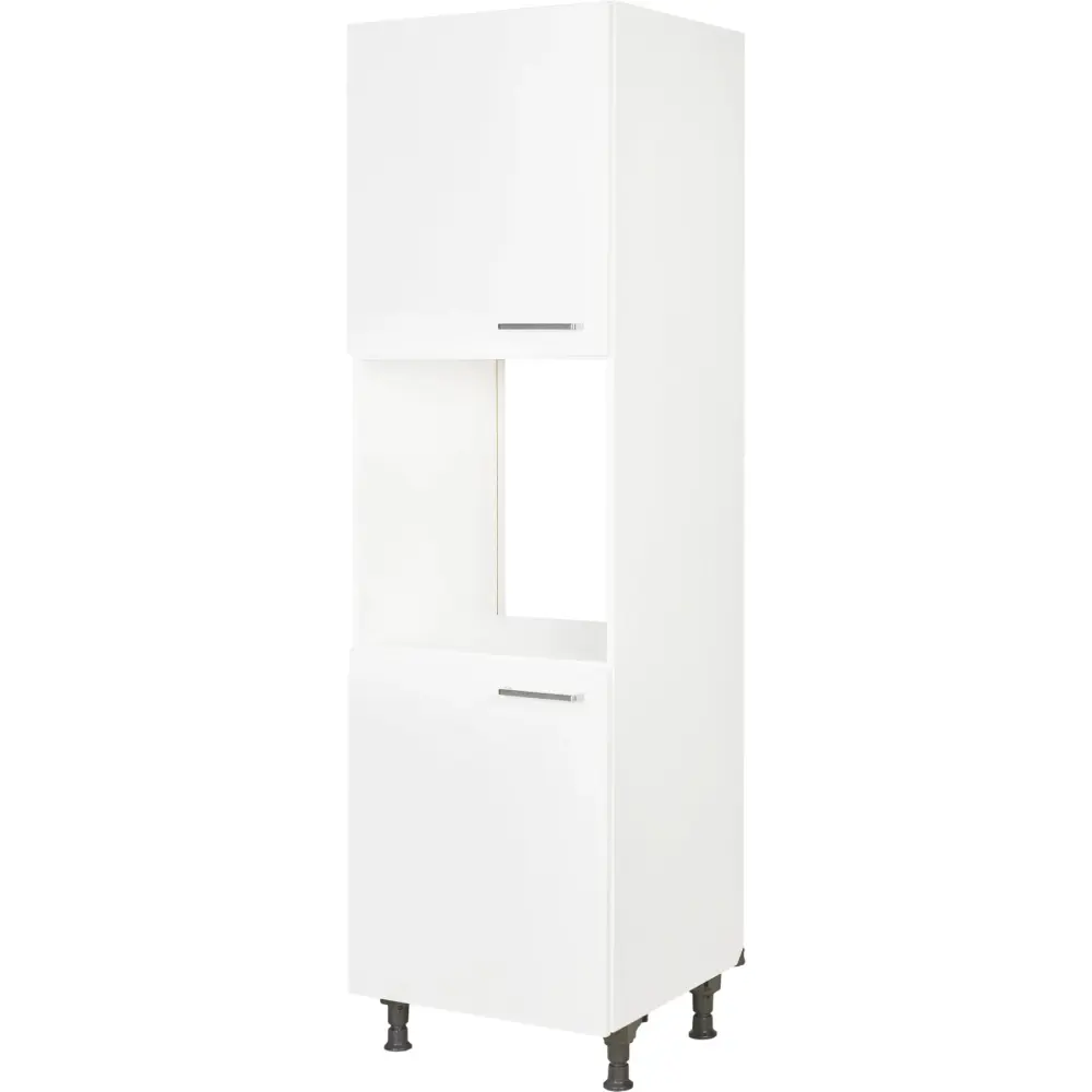 Laser Level nobilia oven high cabinet GO-1 60cm white 2 doors 2 shelves oven conversion cabinet oven