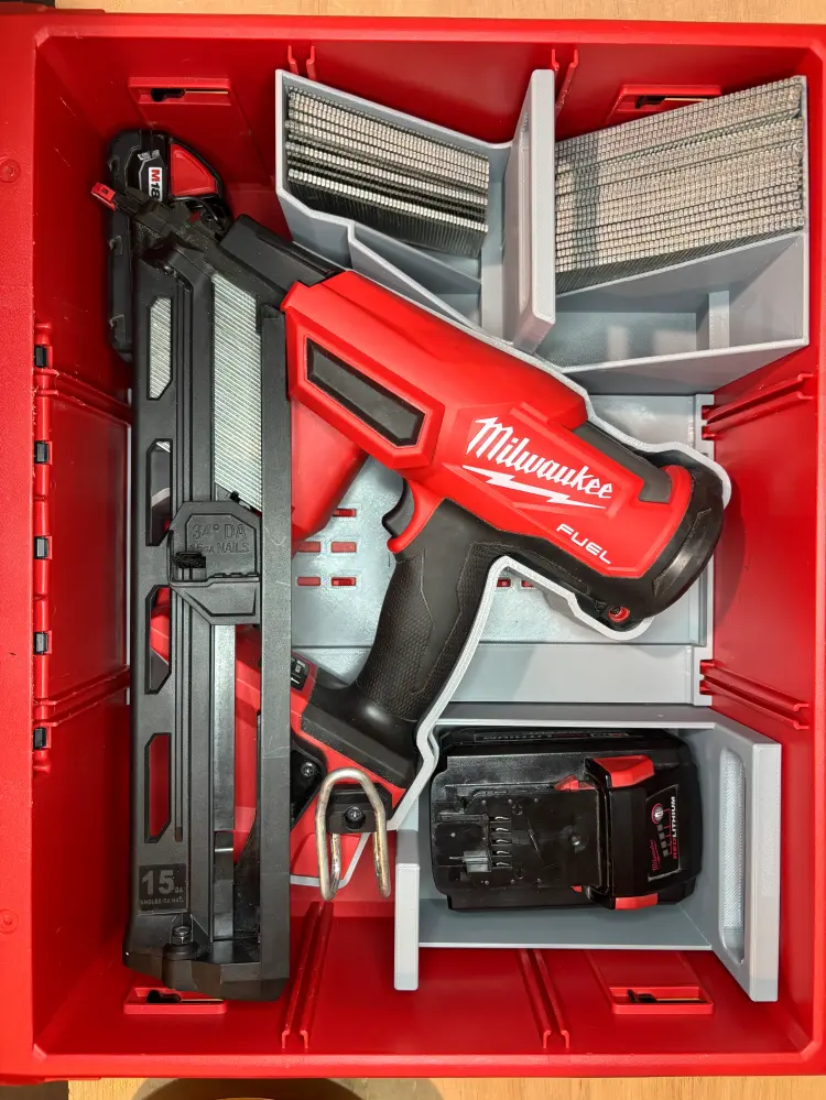 Laser Level Packout Drawer Insert 15 Gauge Finish Nailer (MN15 D)