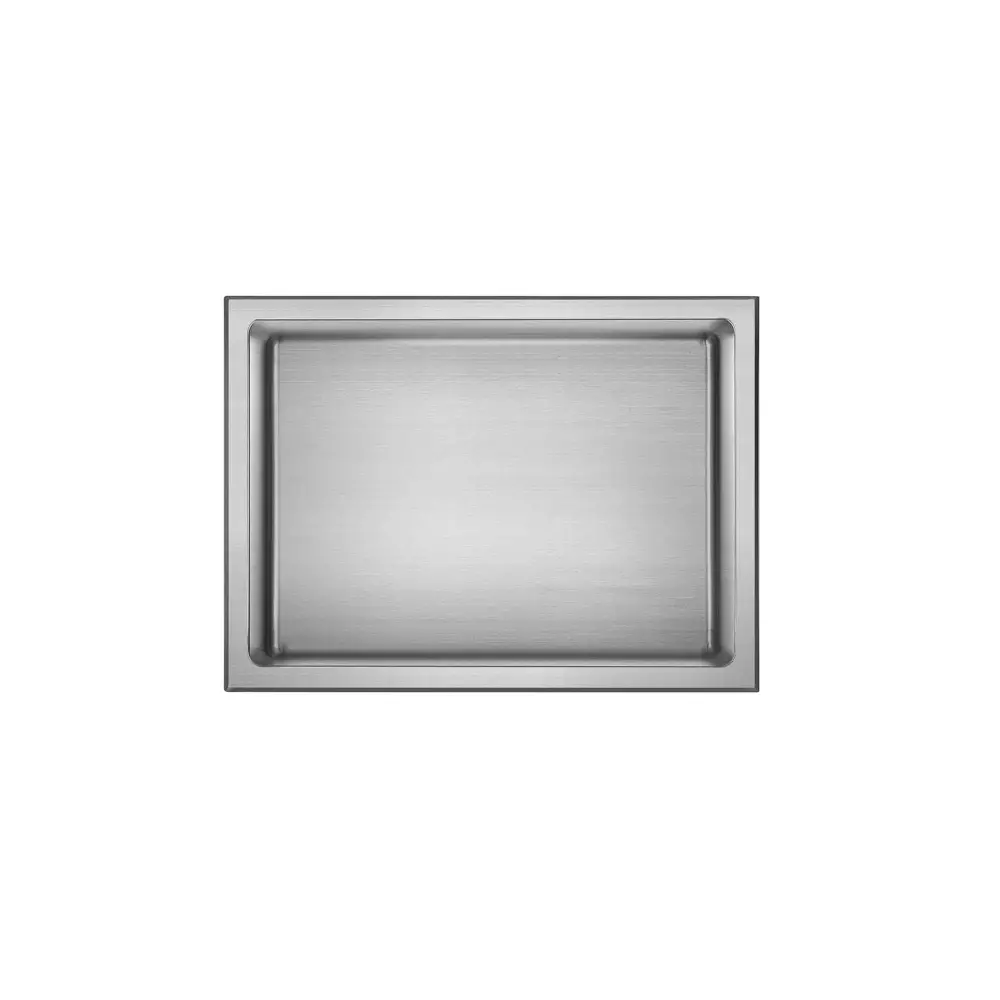 Layla Shower Niche Brushed Rust-resistant Steel, 12" x 16"