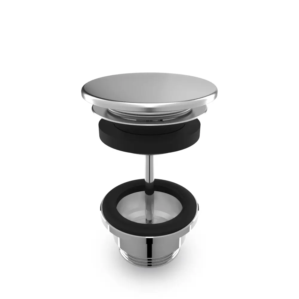 Magnetic Click Clack Basin Waste - Brushed Reinforced