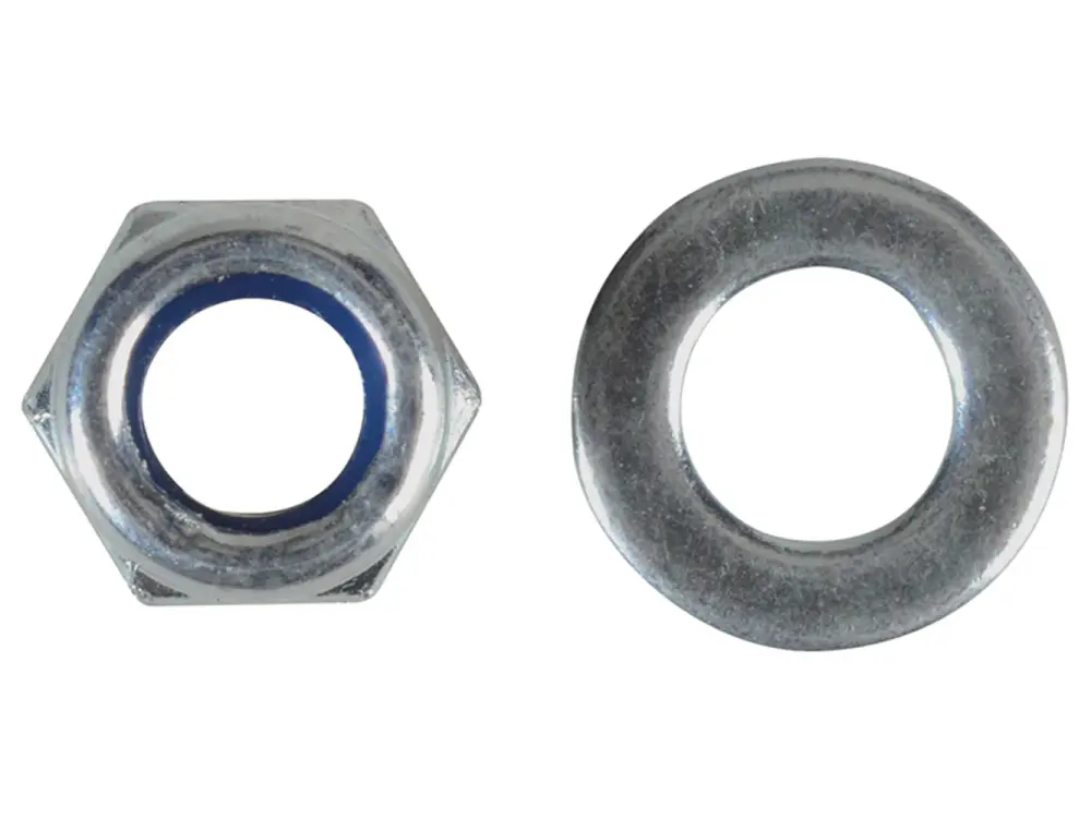 Magnetic Forgefix Nyloc Nuts & Washers Spelter Plated M5 Forgepack 40