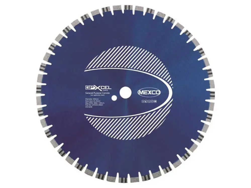 Mexco Xcel Grade Concrete Diamond Blade 400 X 25Mm