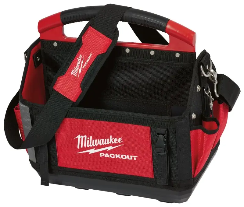 Milwaukee 48-22-8315 Tool Tote, 15 W, 11 D, 17 H, 32-Pocket, Easy-care fabric, Red