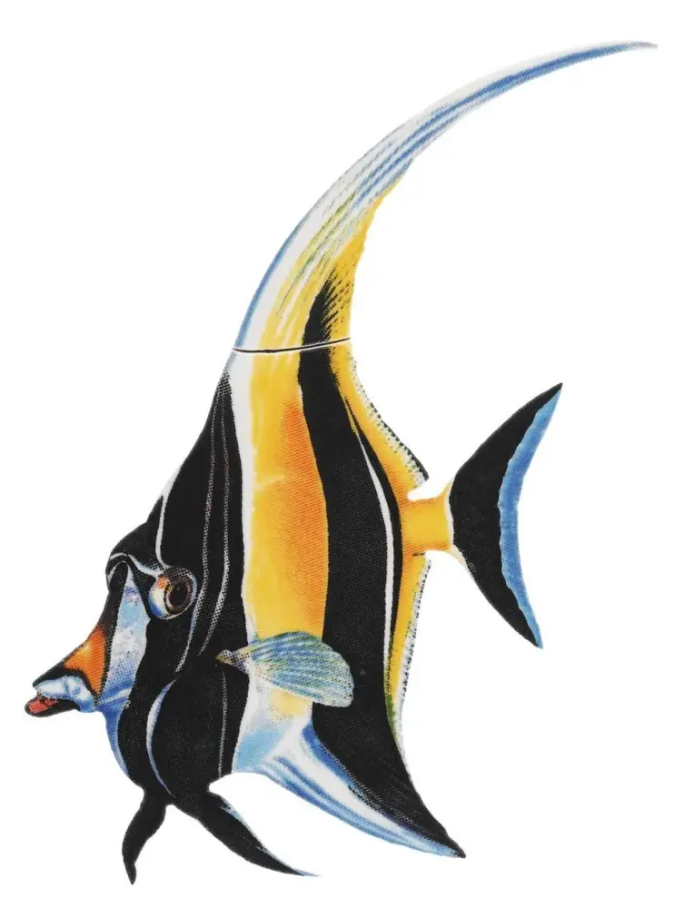 Moorish Idol Porcelain Swimming Pool Mosaic (7" x 4") Easy Installation