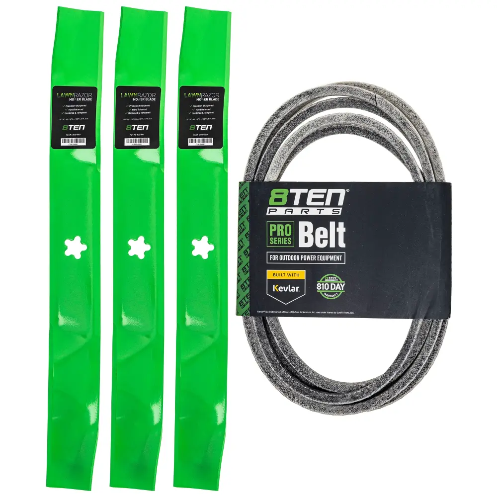 Mower Blades & Deck Belt Kit Poulan Pro Poulan AYP MK1007798