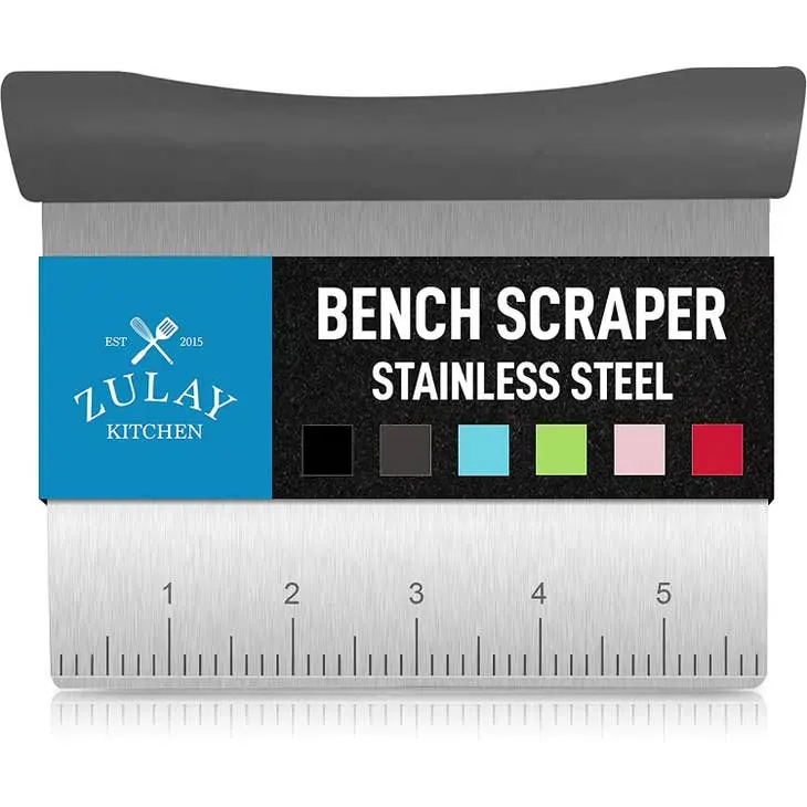 Multi-purpose Stainless Alloy Bench Scraper & Chopper