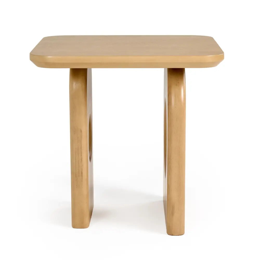 Nova Domus Oshana - Modern Chalk Oak End Table