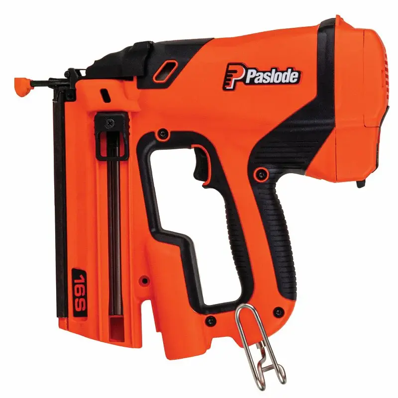 Paslode 916500 Battery-operated Nailer, Battery Included, 7 V, 100 Magazine, 0 deg Collation, Glue Collation, 16 ga Nail