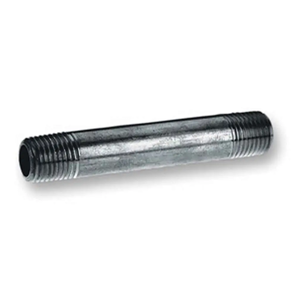 Pipe Nipple Galvanized Alloy, 1-1/4" x 6"