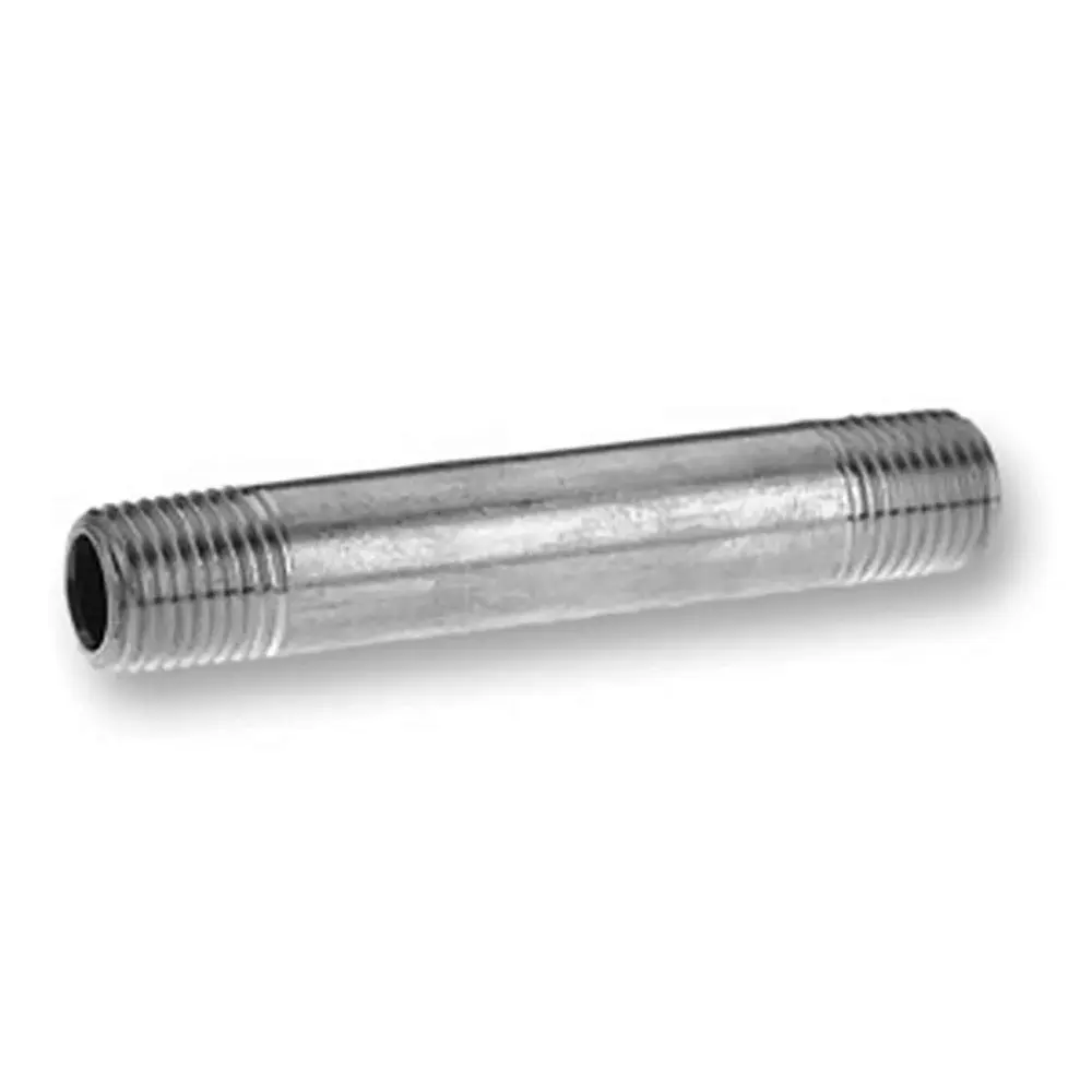 Pipe Nipple Galvanized Alloy, 3/4" x 4-1/2"