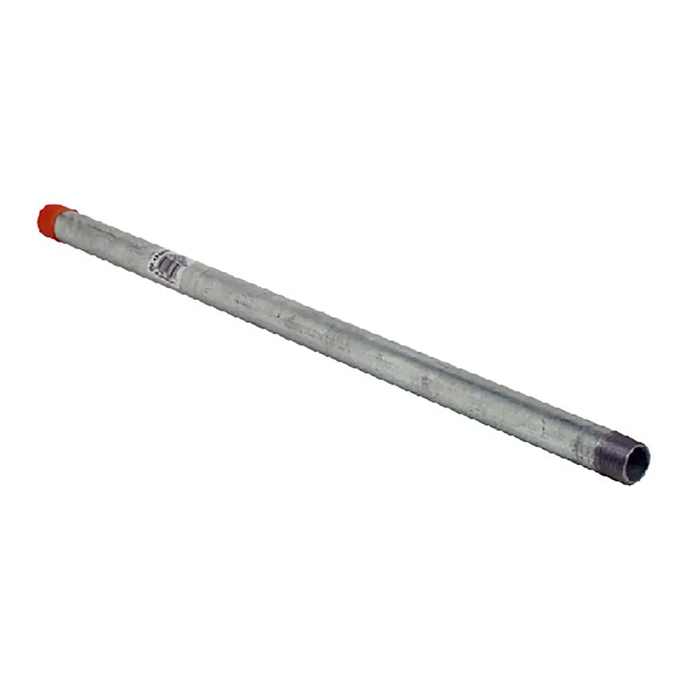 Pipe Nipple Galvanized Chromed, 3/4" x 24"