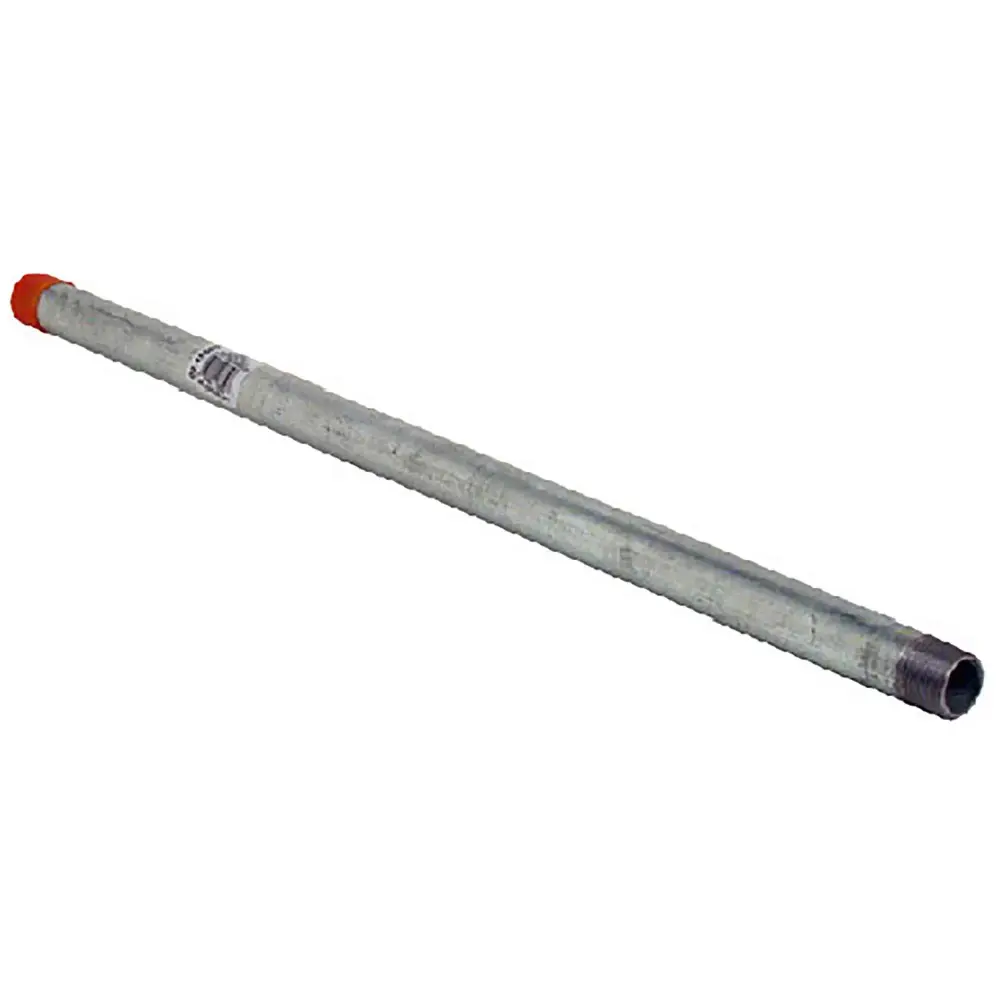Pipe Nipple Galvanized Chromed, 1/2" x 24"