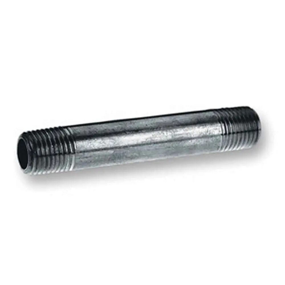 Pipe Nipple Galvanized Metal, 1-1/2" x 4"