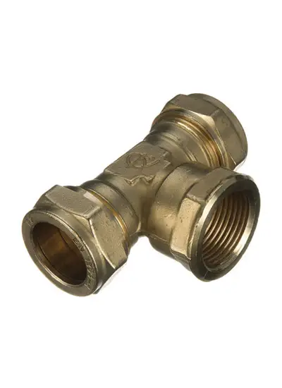 PrimaPlus Compression Thread Centre Tee 22 x 22 x 1/2"Fi