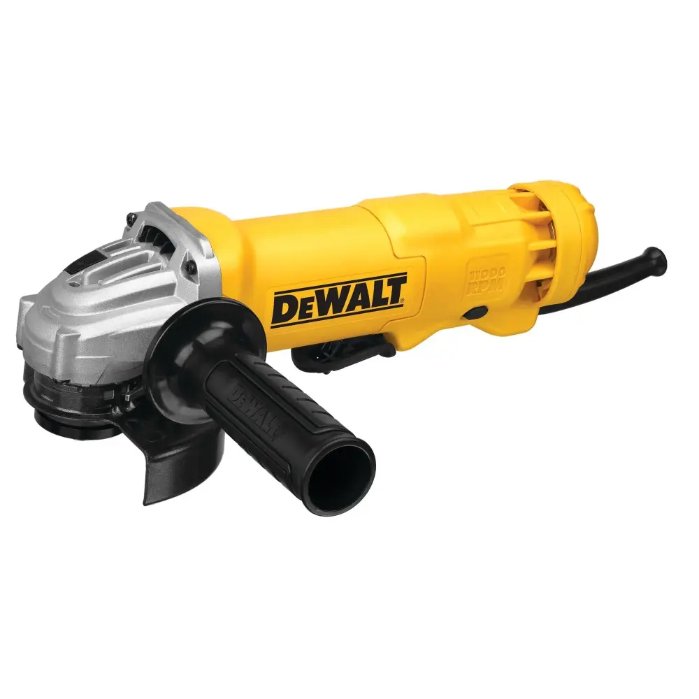Safety Certified DEWALT Angle Grinder, 4.5 Inch, 11 Amp, Paddle Switch (DWE402)
