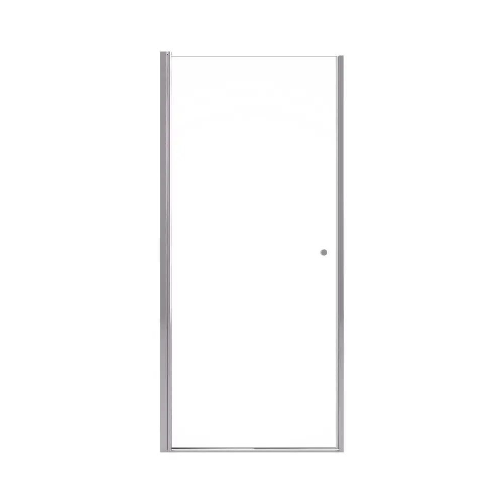 Semi Frameless Circular Pivot Shower Door 1 / 4" Sgcc Tempered Glass