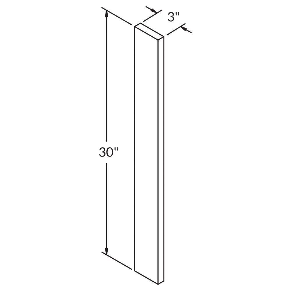 Straight Filler F330 Milan Pearl LessCare 3 . width 30 . height