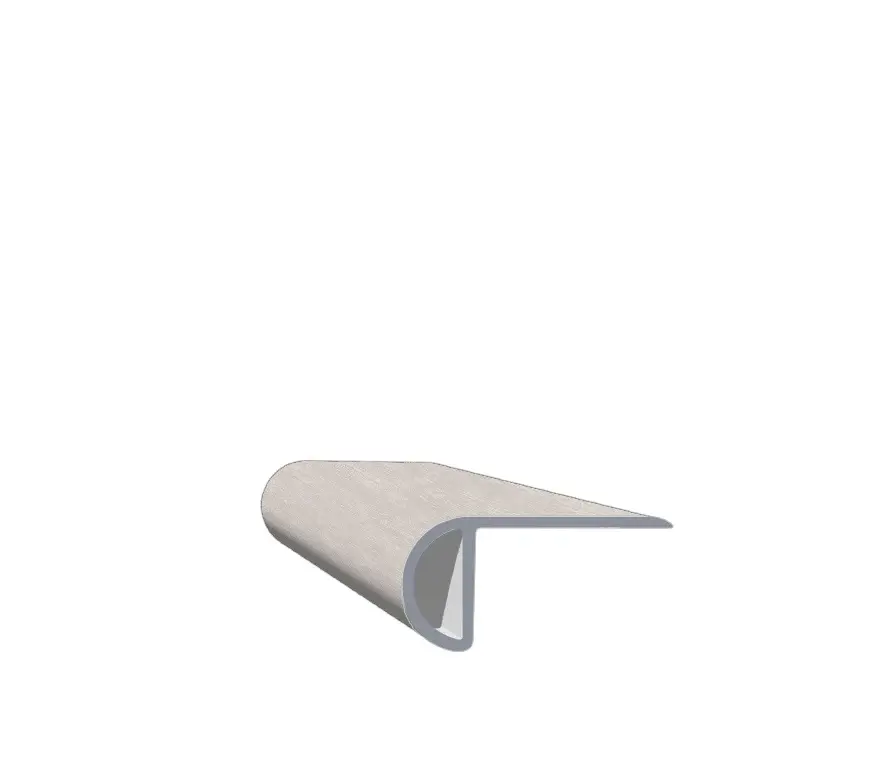 Surfside 1.03 . Robust x 2.23 . Width x 94 . Length Vinyl Overlap Stair Nose Molding