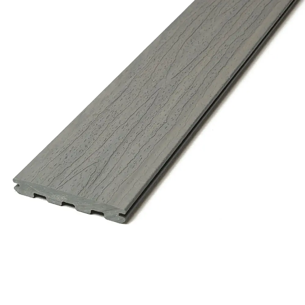 Trailhead Ridgeline Grey Grooved Composite Flooring, 7/8" x 5-1/2" x 16'