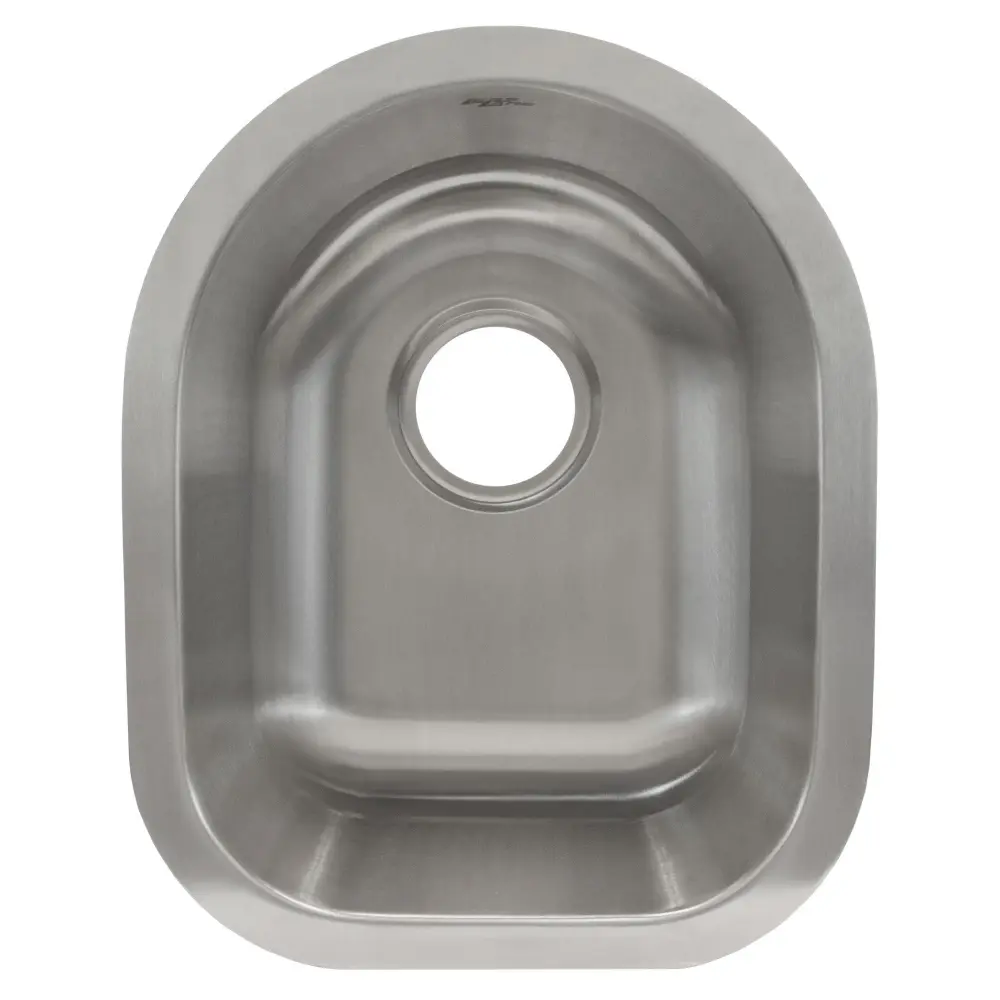 14 Undermount Non-corrosive Steel Single Bowl Bar or Prep Kitchen Sink Rounded Edge L104