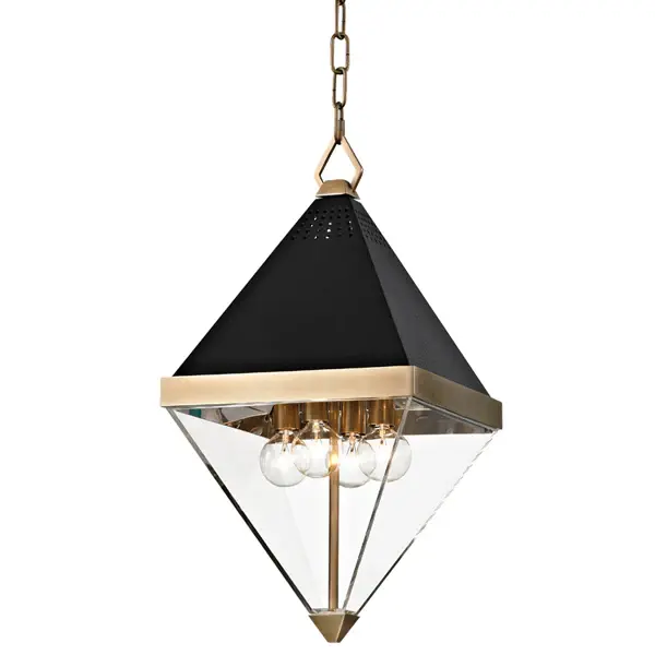 Coltrane 4 Light Pendant - Aged Warm alloy