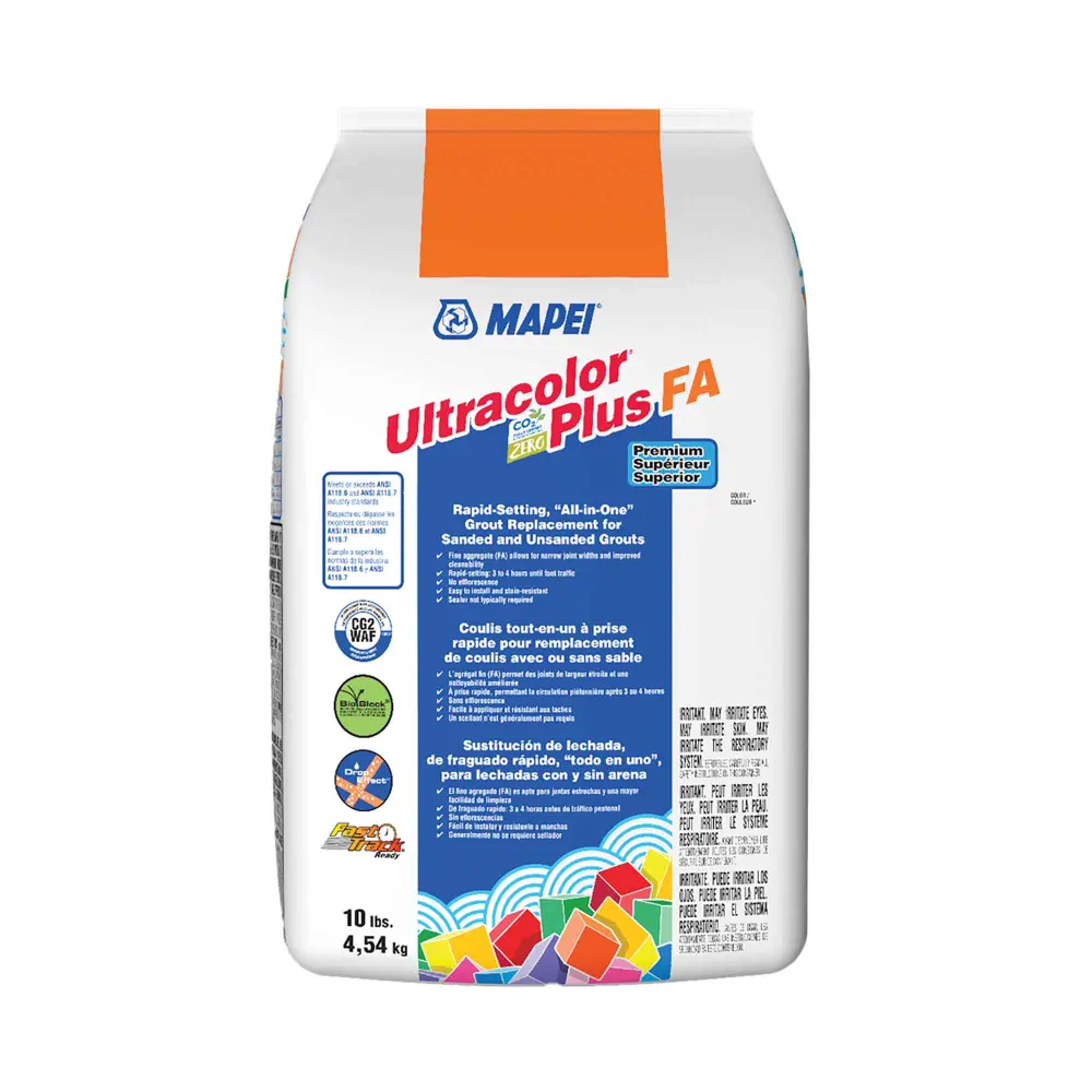 Ultracolor Plus FA Rapid-Setting Comprehensive Grout Replacement Sanded and Unsanded Grouts 10 lbs, Deep Ocean #5231