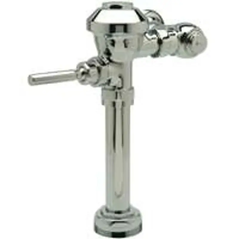 Zurn Aquaflush Series Z6000-WS1-YB-YC Flush Valve, 1.6 gpf Flush, Brass, Chrome, Hand-crank Actuator