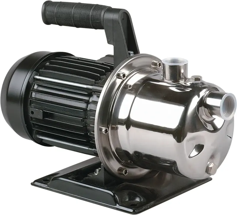 Simer 2825SS Utility Pump, 1-Phase, 9.8 , 115 V, 1 hp, 1 Outlet, 10 gpm, Stainless Alloy