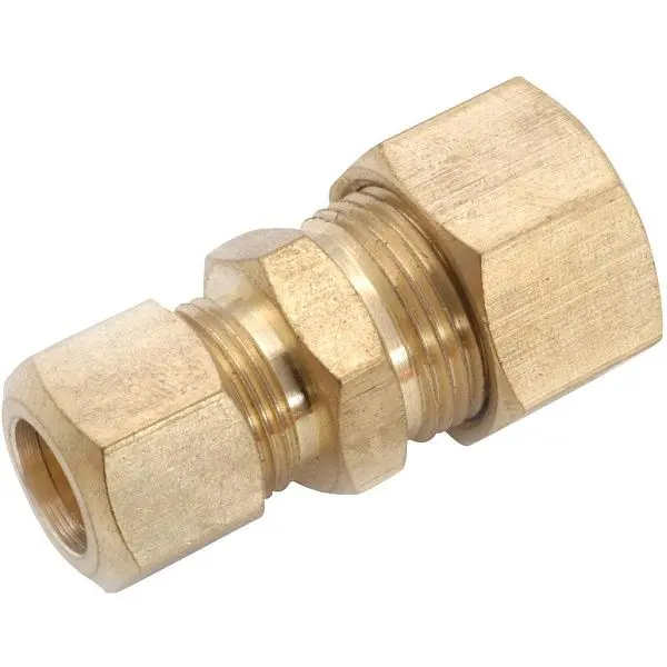 Anderson Commercial-Grade Metals 1/2 Inch x 3/8 Inch Brass Low Lead Compression Union, 5 per case, 750082-0806 Anderson Me...