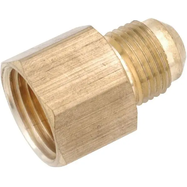Anderson Easy-Install Metals 3/8 Inch x 1/4 Inch Brass Low Lead Female Flare Connector, 10 per case, 754046-0604 Anderson ...