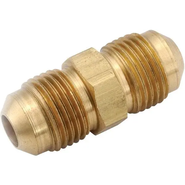 Anderson Metals 5/8 Inch Brass Flare Flange Union, 754042-10