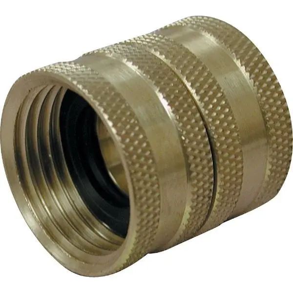 Anderson Metals 3/4 Inch FHT x 3/4 Inch FHT Naval Brass Swivel Modifyer, 737403-12