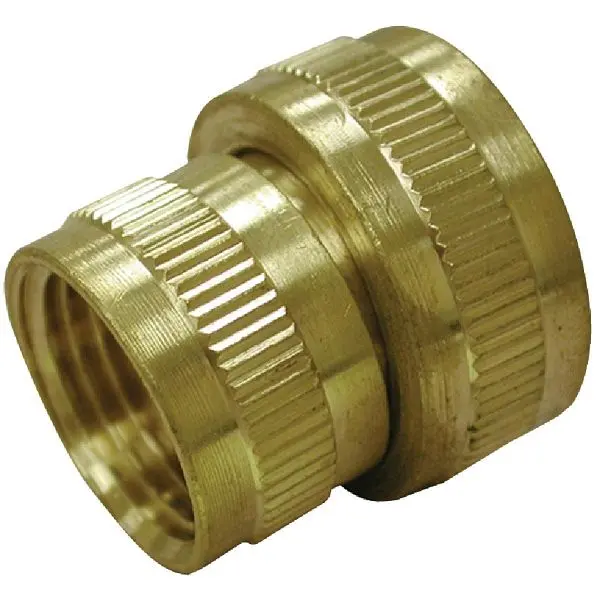 Anderson Metals 3/4 Inch FHT x 3/4 Inch FPT Naval Brass Swivel Modifyer, 737401-1212