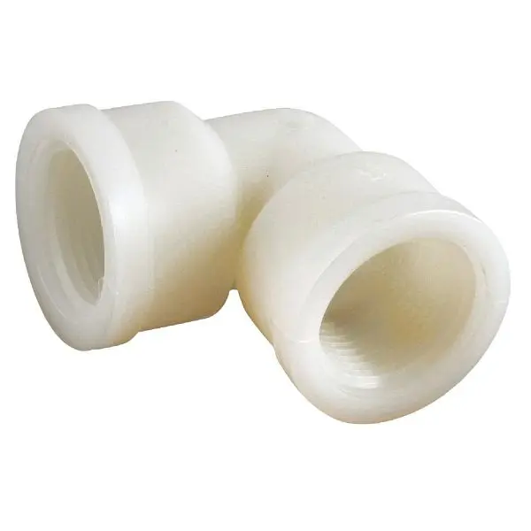 Anderson Metals 3/4 Inch FPT 90 Degrees Nylon 45 Degree Elbow, 1/4 Bend, 5 per case, 53600-12