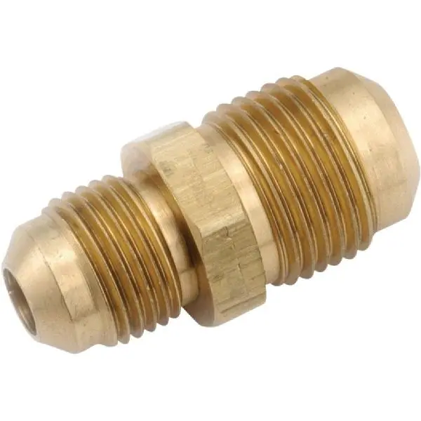 Anderson Metals 5/8 Inch x 1/2 Inch Brass Low Lead Low Lead Reducing Flare Blind Flange Union, 754056-1008