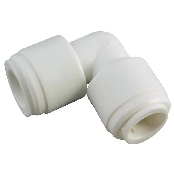 Anderson Metals 5/8 Inch x 5/8 Inch 90 Degrees Push- Polypropylene 90 Degree Elbow, 1/4 Bend, 53065-10