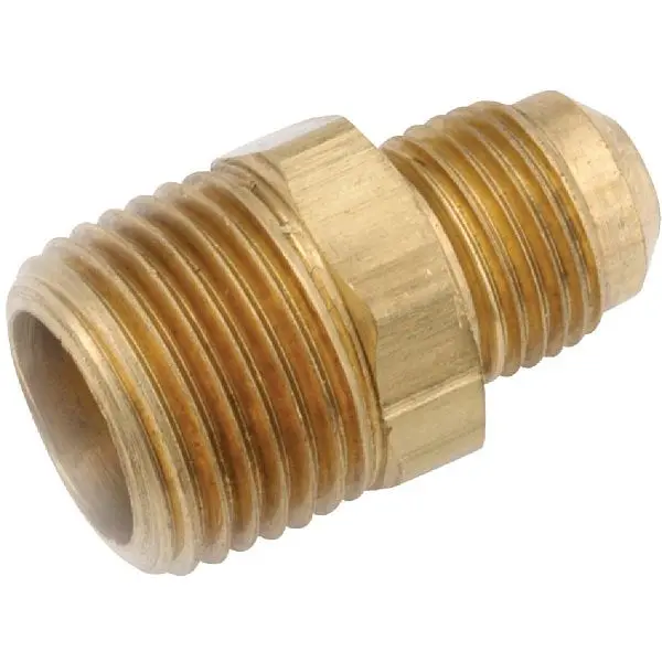 Anderson Metals 5/8 Inch x 3/4 Inch Red Brass Male Flare Connector, 754048-1012
