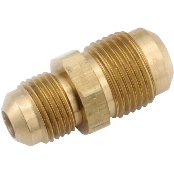 Anderson Precision-Engineered Metals 1/2 Inch x 3/8 Inch Brass Low Lead Low Lead Reducing Flare Union, 5 per case, 754056-...