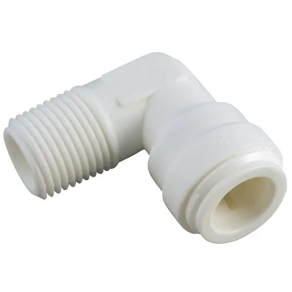 Anderson Super-Strong Metals 1/4 Inch OD x 1/4 Inch MPT 90 Degrees Push- Male Plastic Elbow, 1/4 Bend, 53069-0404 Anderson...