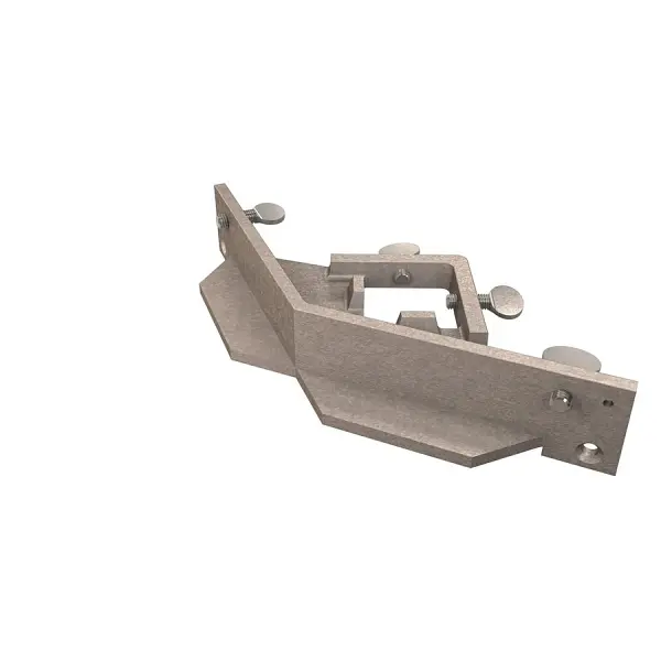 Bon Traditional 45° Inside Base Fitting, Cast Aluminum, Hardware included, 11-113